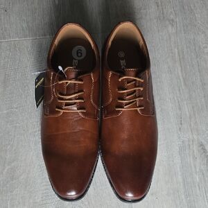Classic Brown Leather Derbys